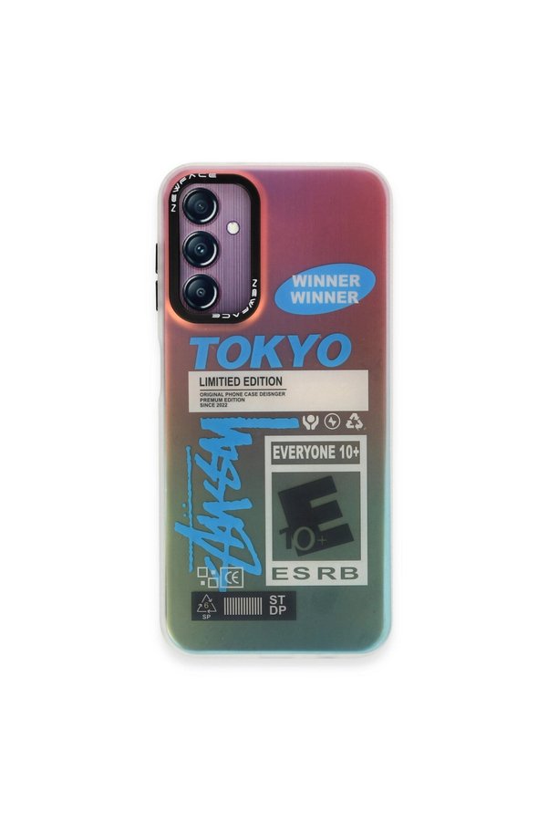 Evimdeyokyok Samsung Galaxy A14 4G Kılıf Estoril Desenli Kapak - Estoril - 1