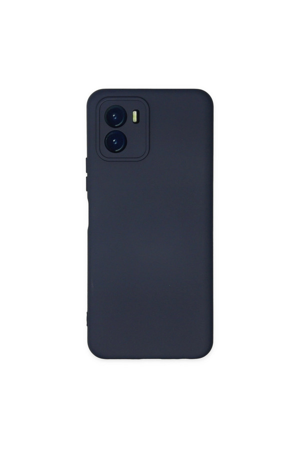 Evimdeyokyok Vivo Y15S Kılıf Nano İçi Kadife Silikon - Lacivert