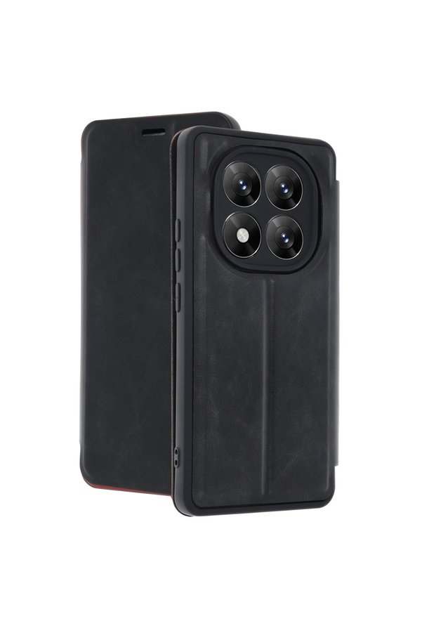 Evimdeyokyok Xiaomi Redmi Note 14 Pro 5G Kılıf Flip Cover - Siyah