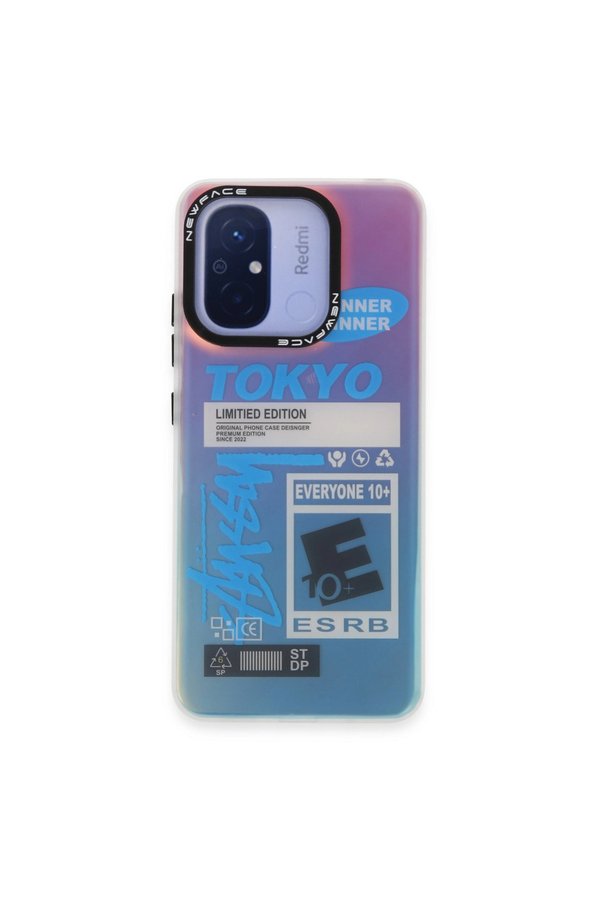 Evimdeyokyok Xiaomi Redmi 12C Kılıf Estoril Desenli Kapak - Estoril - 1