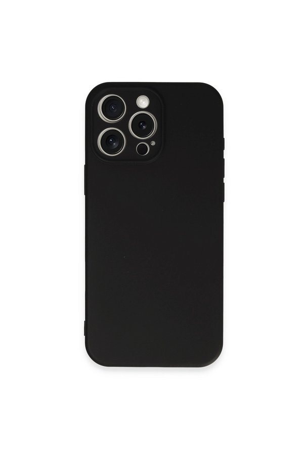 Evimdeyokyok Apple İphone 16 Pro Kılıf First Silikon - Siyah