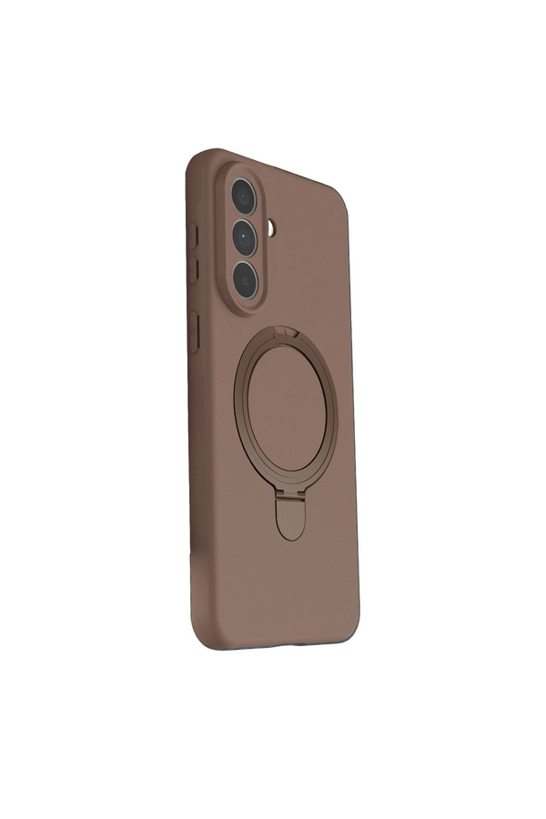Evi̇mdeyokyok Samsung Galaxy A57 5G Regal Magsafe Standlı Kapak - Çöl Ti̇tanyum