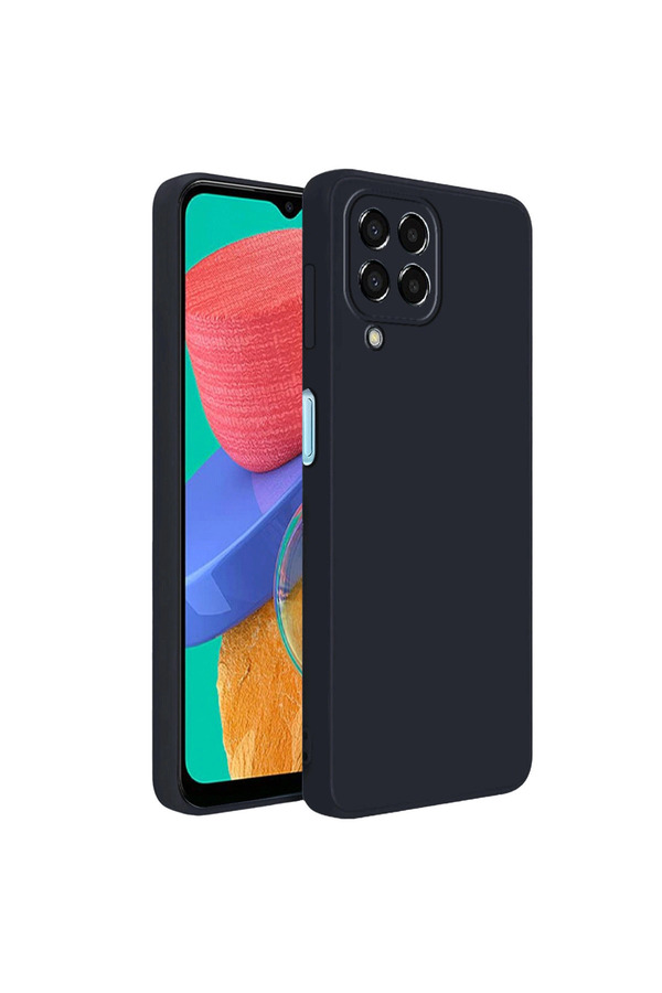 Evimdeyokyok Samsung Galaxy M33 Kılıf First Silikon - Siyah
