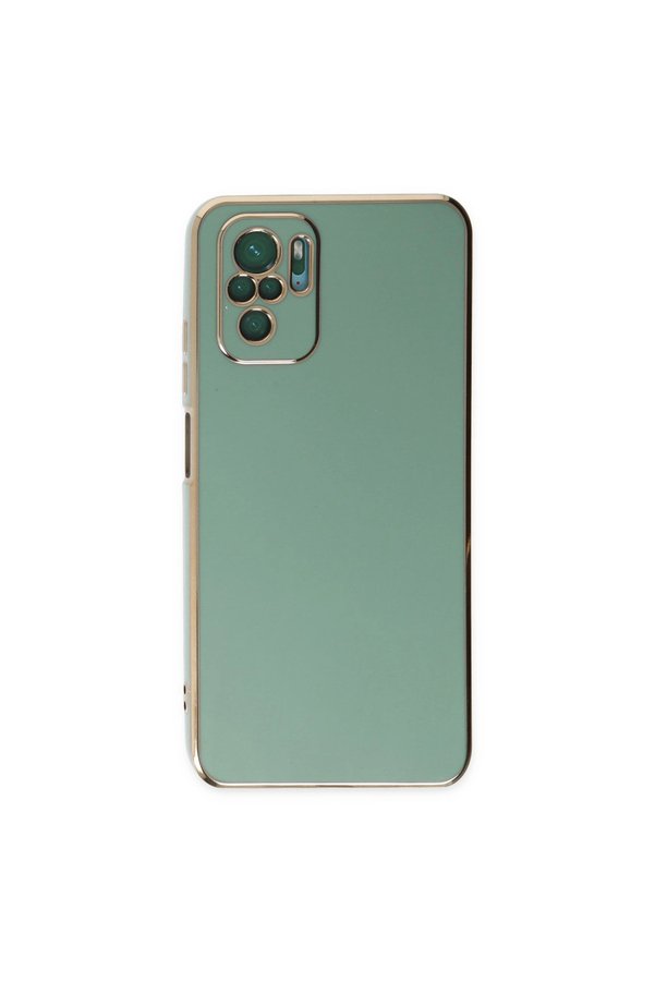 Evimdeyokyok Xiaomi Redmi Note 10 Kılıf Volet Silikon - Açık Yeşil
