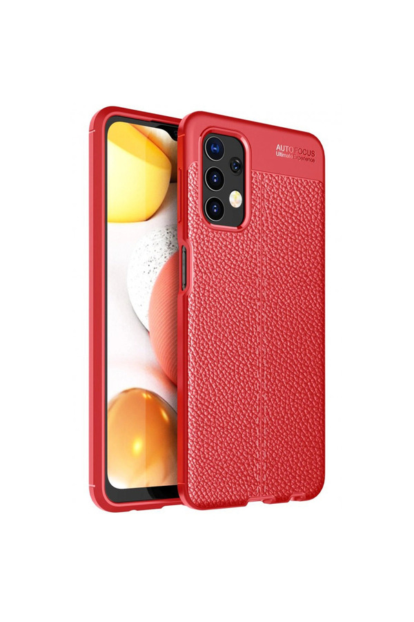 Evimdeyokyok Samsung Galaxy A13 4G Kılıf Auto Focus Kapak - Kırmızı