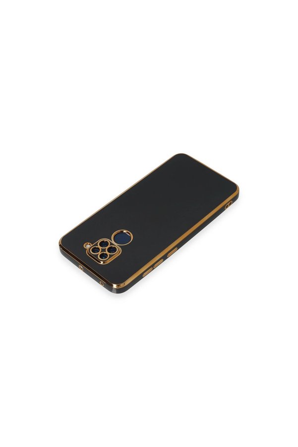 Evimdeyokyok Xiaomi Redmi Note 9 Kılıf Volet Silikon - Siyah