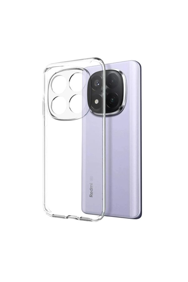 Evimdeyokyok Xiaomi Redmi Note 15 Pro 5G Lüx Şeffaf Silikon - Şeffaf