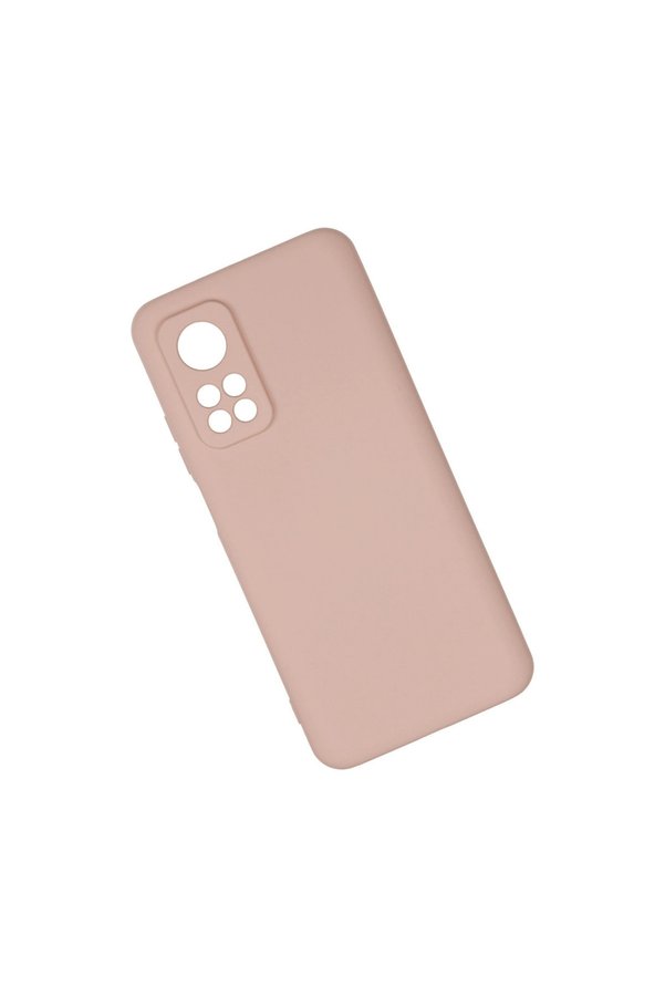 Evimdeyokyok Xiaomi Mi 10T Kılıf Nano İçi Kadife Silikon - Pudra
