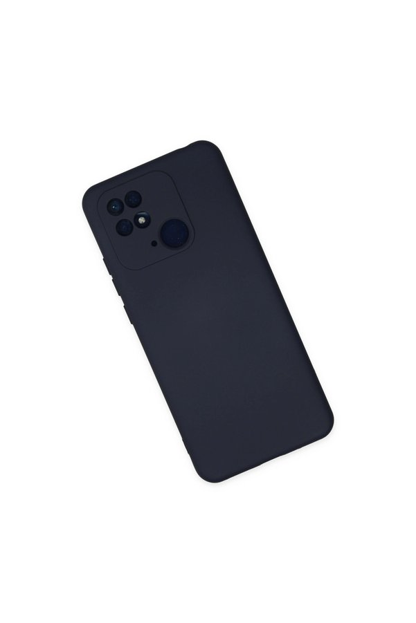 Evimdeyokyok Xiaomi Redmi 10C Kılıf Nano İçi Kadife Silikon - Lacivert