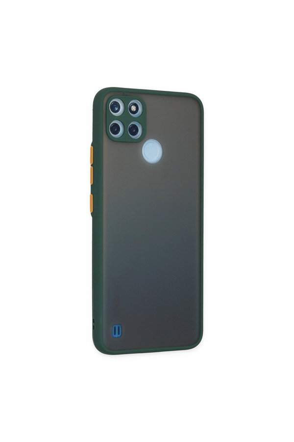 Evimdeyokyok Realme C21Y Kılıf Montreal Silikon Kapak - Yeşil