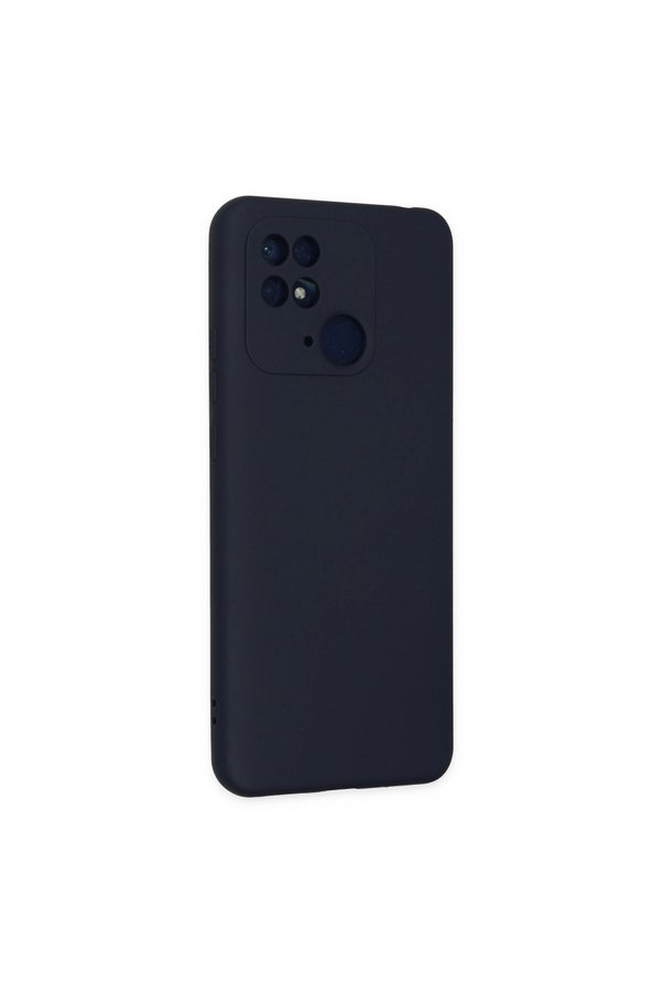 Evimdeyokyok Xiaomi Redmi 10C Kılıf Nano İçi Kadife Silikon - Lacivert