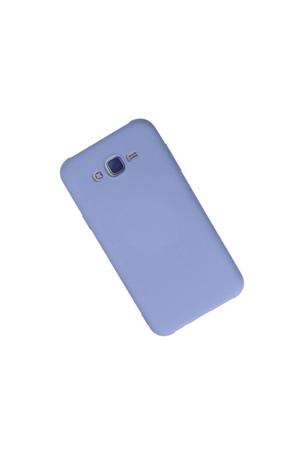 Evi̇mdeyokyok Samsung Galaxy J7 Kılıf Nano İçi̇ Kadi̇fe Si̇li̇kon - Li̇la
