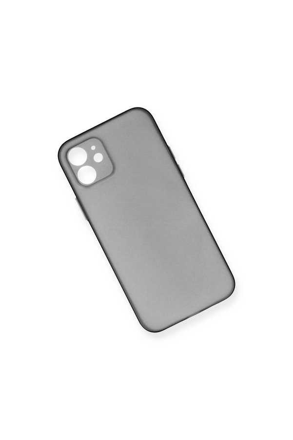 Evimdeyokyok Apple İphone 12 Kılıf Pp Ultra İnce Kapak - Gri