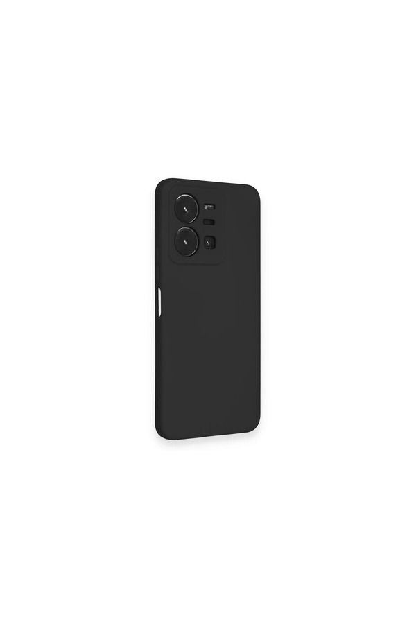 Evimdeyokyok Vivo Y35 Kılıf Nano İçi Kadife Silikon - Siyah