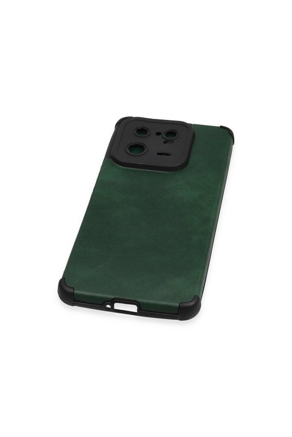 Evimdeyokyok Xiaomi Mi 13 Pro Kılıf Loop Deri Silikon - Yeşil