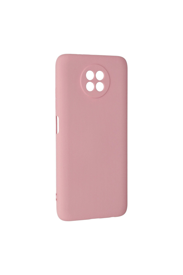 Evimdeyokyok Xiaomi Redmi Note 9 5G Kılıf Nano İçi Kadife Silikon - Pembe