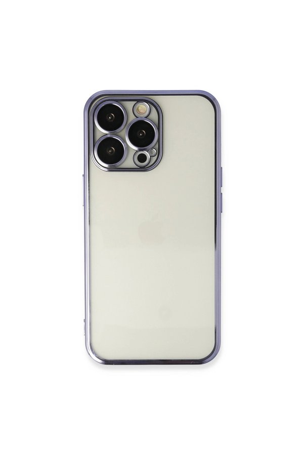 Evi̇mdeyokyok Apple İphone 13 Pro Max Kılıf Razer Lensli̇ Si̇li̇kon - Mor