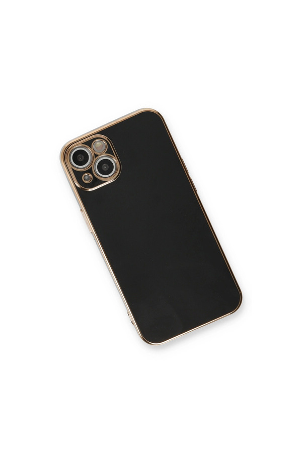 Evimdeyokyok Apple İphone 13 Kılıf Volet Silikon - Siyah
