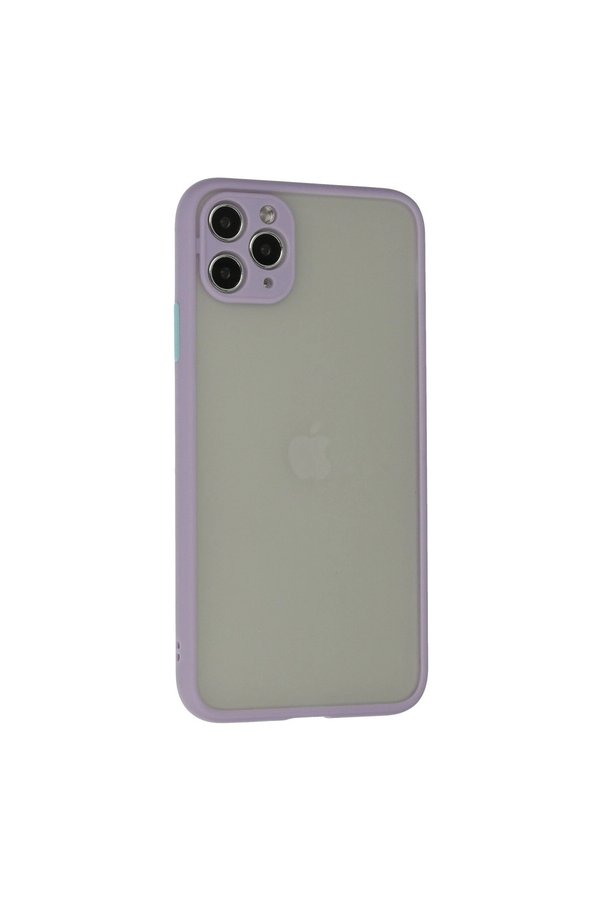 Evi̇mdeyokyok Apple İphone 12 Pro Max Kılıf Montreal Si̇li̇kon Kapak - Mor