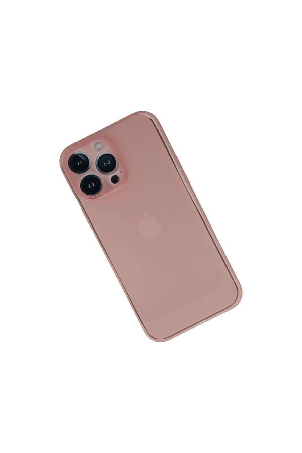 Evi̇mdeyokyok Apple İphone 13 Pro Kılıf Pp Ultra İnce Kapak - Pembe