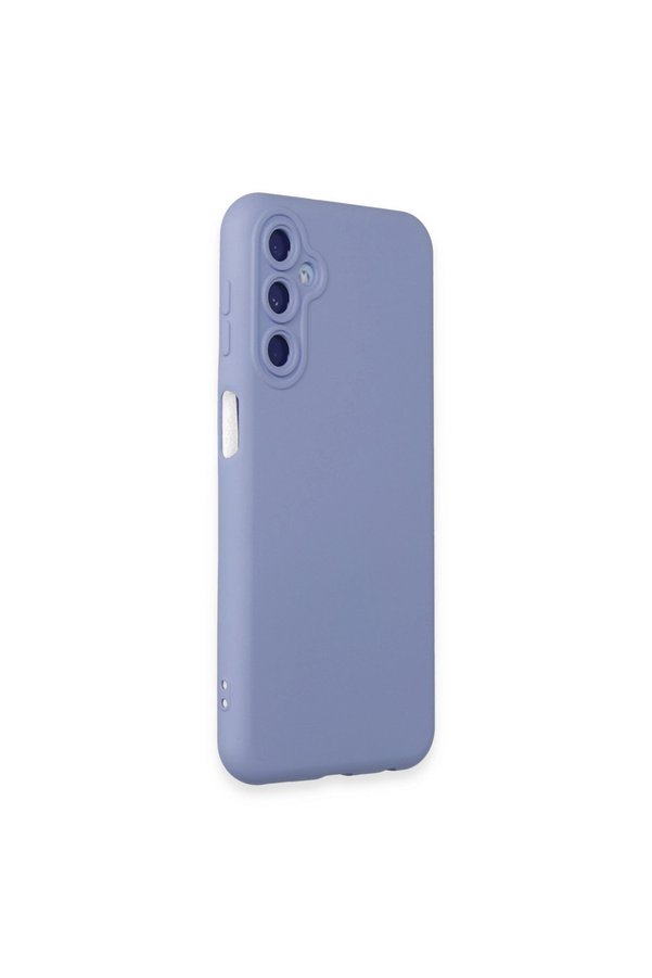 Evi̇mdeyokyok Samsung Galaxy M14 5G Kılıf Nano İçi̇ Kadi̇fe Si̇li̇kon - Li̇la