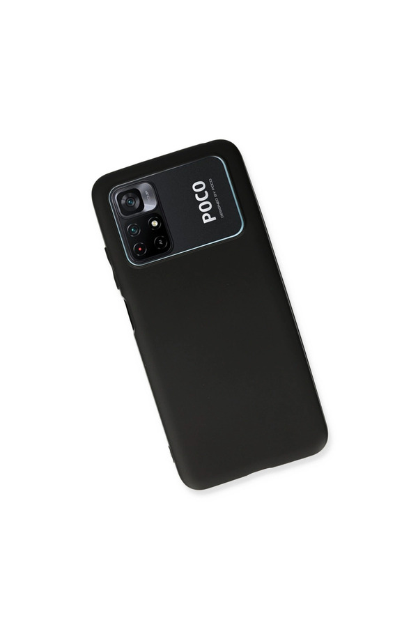 Evimdeyokyok Xiaomi Poco M4 Pro 4G Kılıf First Silikon - Siyah