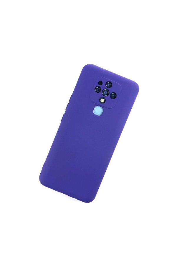 Evi̇mdeyokyok Tecno Camon 16 Kılıf Nano İçi̇ Kadi̇fe Si̇li̇kon - Mor