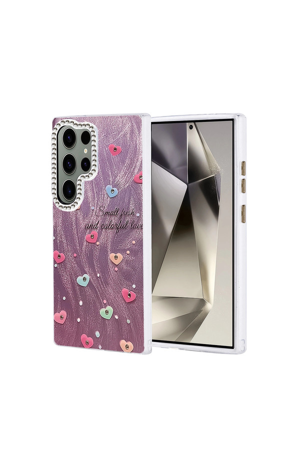 Evimdeyokyok Samsung Galaxy S23 Ultra Kılıf Blade Aynalı Desenli Kapak - Desen 8