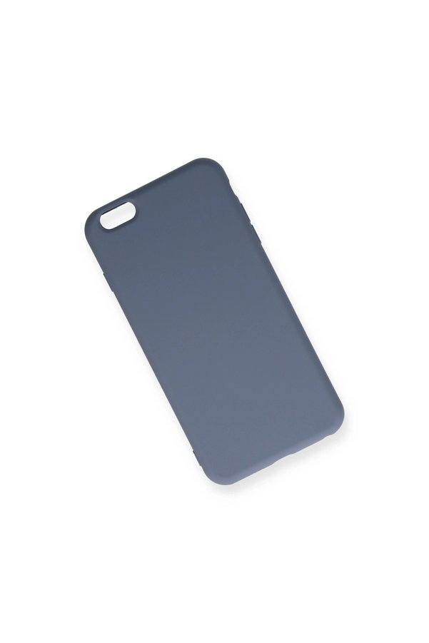 Evimdeyokyok Apple İphone 6 Plus Kılıf Nano İçi Kadife Silikon - Gri