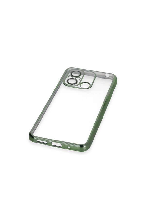 Evimdeyokyok Xiaomi Redmi 12C Kılıf Razer Lensli Silikon - Yeşil