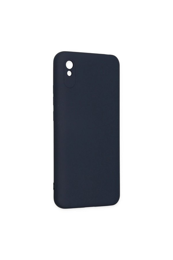 Evimdeyokyok Xiaomi Redmi 9A Kılıf Nano İçi Kadife Silikon - Lacivert