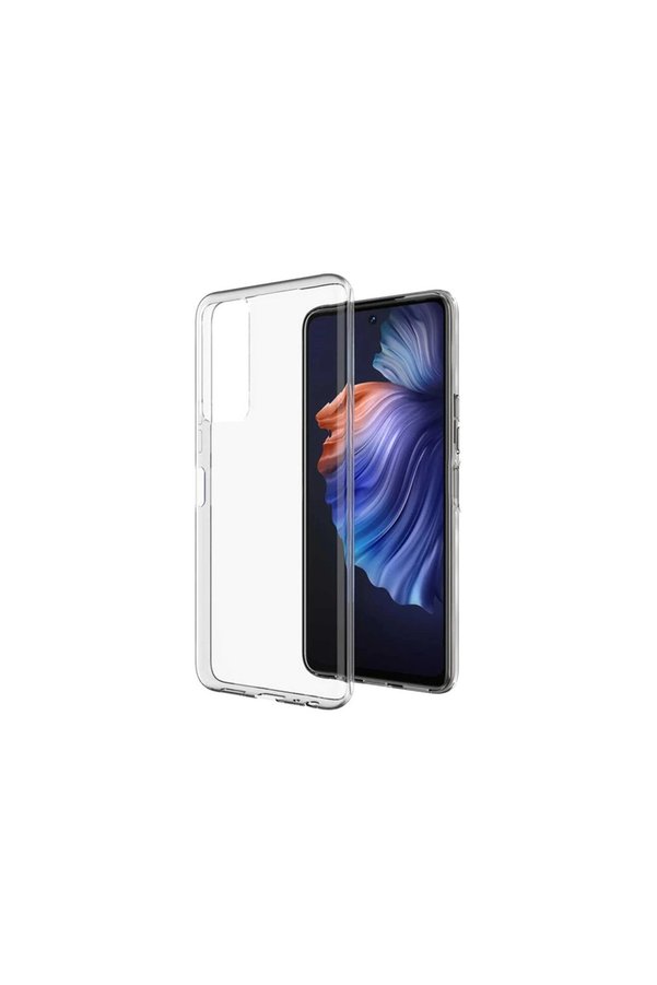 Evimdeyokyok Tecno Camon 18 Kılıf Lüx Şeffaf Silikon