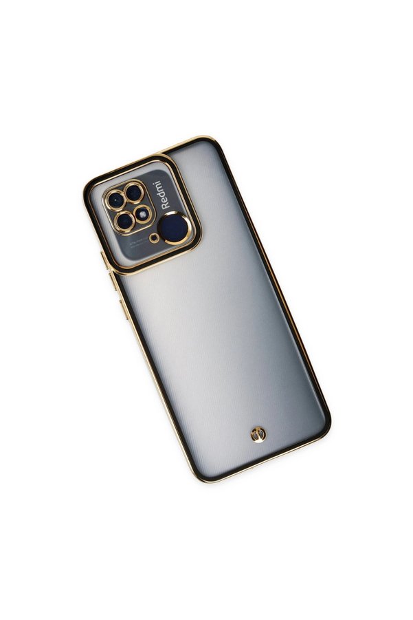 Evimdeyokyok Xiaomi Redmi 10C Kılıf Liva Lens Silikon - Siyah