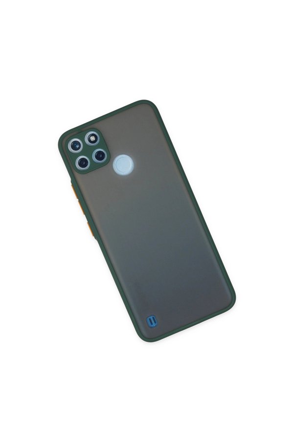 Evimdeyokyok Realme C21Y Kılıf Montreal Silikon Kapak - Yeşil