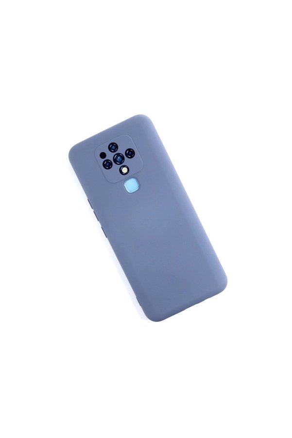 Evi̇mdeyokyok Tecno Camon 16 Kılıf Nano İçi̇ Kadi̇fe Si̇li̇kon - Gri̇