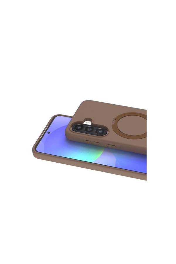Evi̇mdeyokyok Samsung Galaxy A37 5G Regal Magsafe Standlı Kapak - Çöl Ti̇tanyum