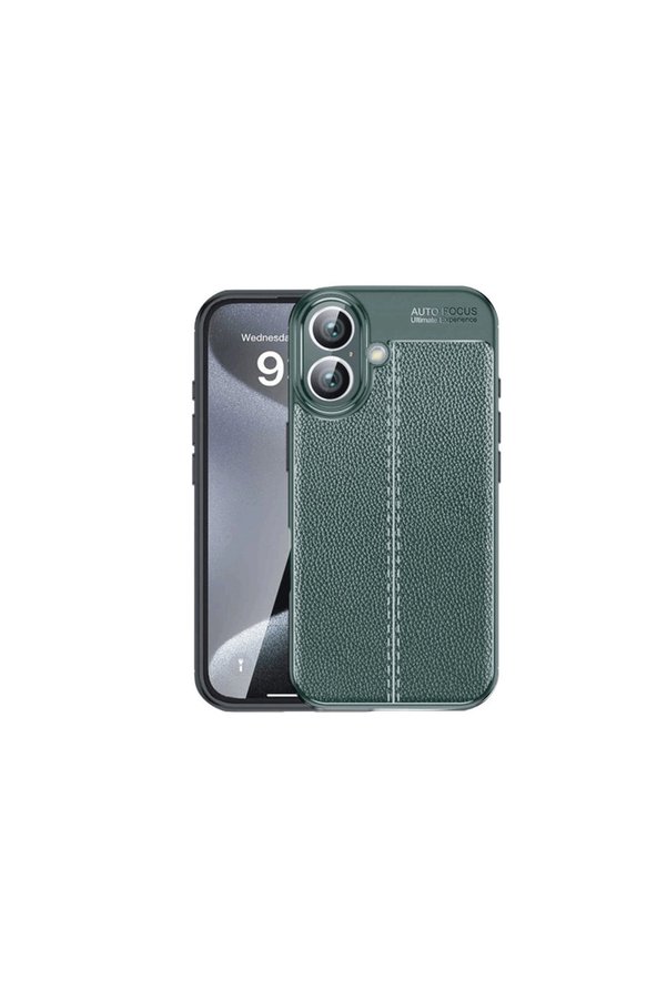 Evimdeyokyok Apple İphone 16 Plus Kılıf Auto Focus Kapak - Koyu Yeşil
