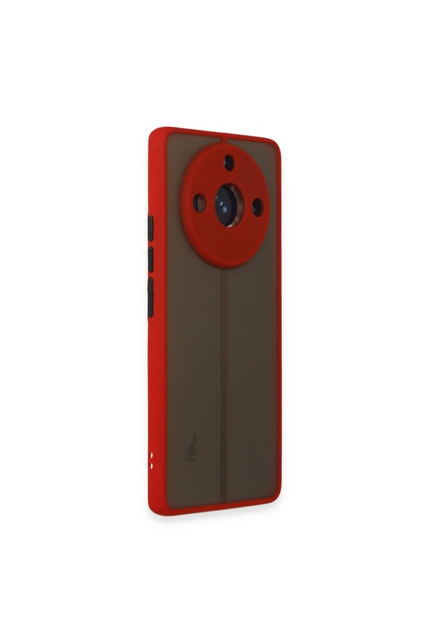 Evi̇mdeyokyok Realme 11 Pro Kılıf Montreal Si̇li̇kon Kapak - Kırmızı
