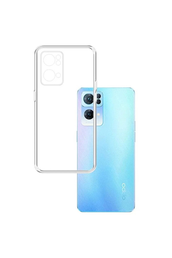 Evimdeyokyok Oppo Reno 7 Lite Kılıf Lüx Şeffaf Silikon