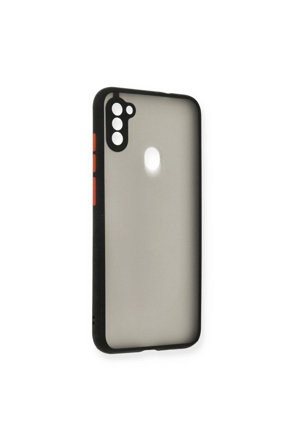 Evimdeyokyok Samsung Galaxy A11 Kılıf Montreal Silikon Kapak - Siyah