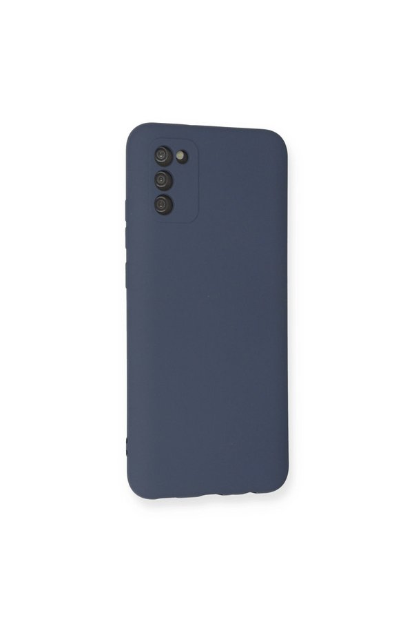 Evi̇mdeyokyok Samsung Galaxy A03S Kılıf Nano İçi̇ Kadi̇fe Si̇li̇kon - Gri̇