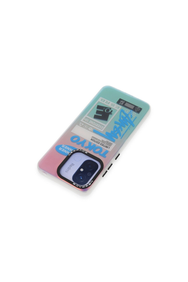 Evimdeyokyok Xiaomi Redmi 12C Kılıf Estoril Desenli Kapak - Estoril - 1