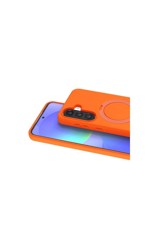 Evi̇mdeyokyok Samsung Galaxy A37 5G Regal Magsafe Standlı Kapak - Turuncu