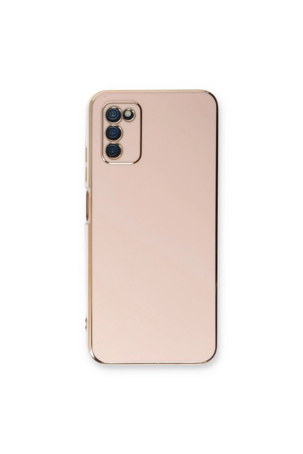 Evimdeyokyok Samsung Galaxy A03S Kılıf Volet Silikon - Pembe