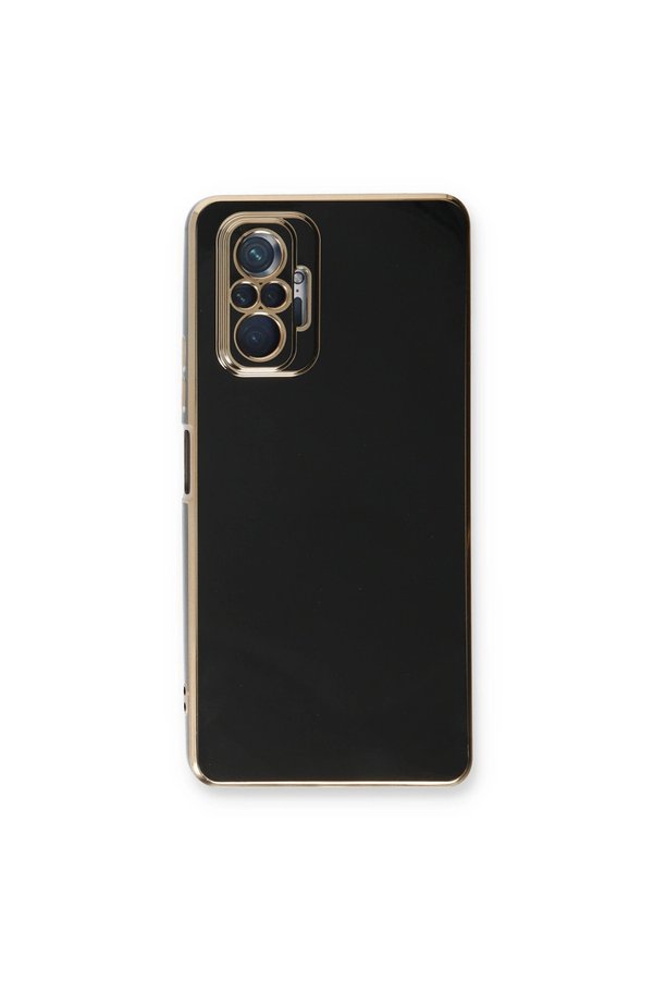 Evimdeyokyok Xiaomi Redmi Note 10 Pro Kılıf Volet Silikon - Siyah