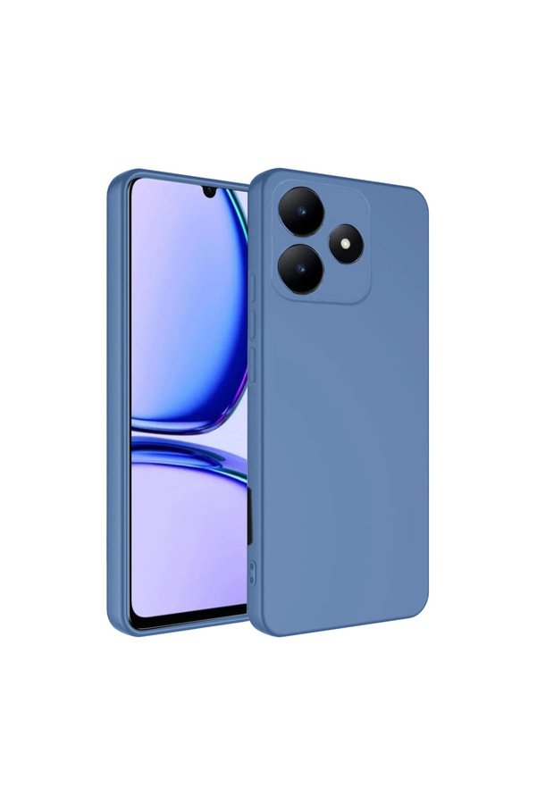 Evimdeyokyok Realme C61 Kılıf First Silikon - Mavi