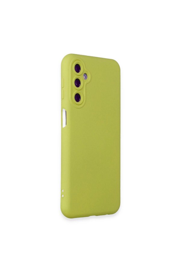 Evi̇mdeyokyok Samsung Galaxy M34 5G Kılıf Nano İçi̇ Kadi̇fe Si̇li̇kon - Sarı