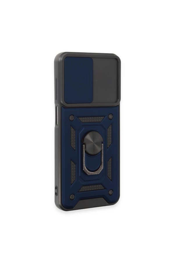 Evi̇mdeyokyok Samsung Galaxy M14 5G Kılıf Pars Lens Yüzüklü Si̇li̇kon - Laci̇vert