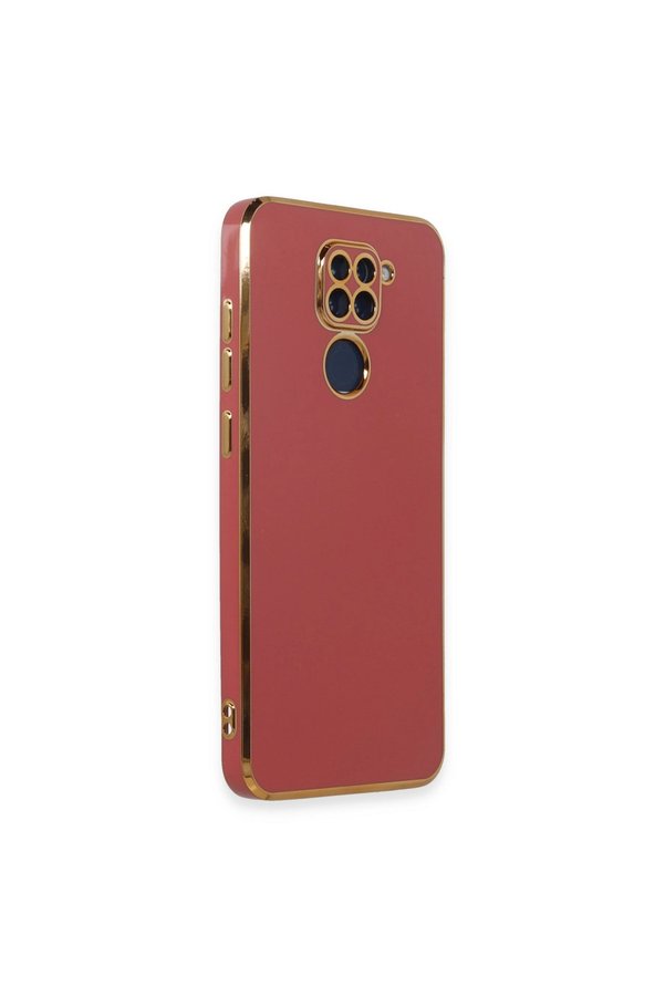 Evimdeyokyok Xiaomi Redmi Note 9 Kılıf Volet Silikon - Kırmızı