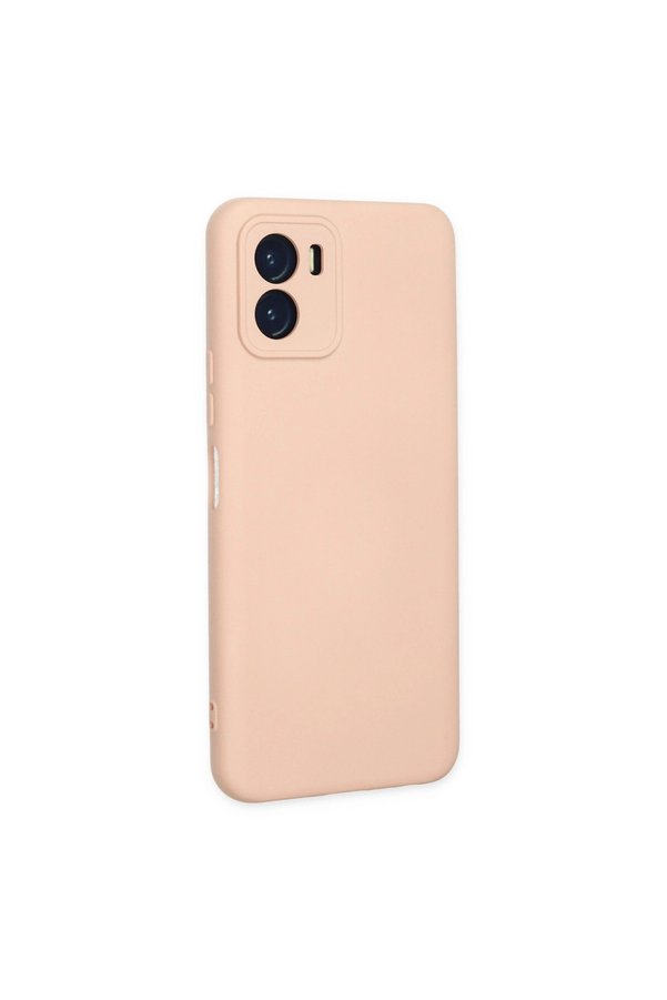Evimdeyokyok Vivo Y15S Kılıf Nano İçi Kadife Silikon - Pudra